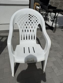 High Back Resin Outdoor Dining Chair