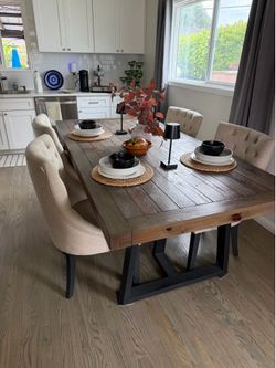 Dining table and chairs  - great condition