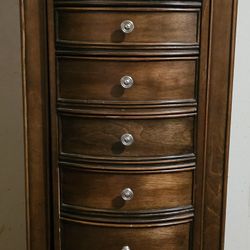 ​Powell Murphy Coffee Jewelry Armoire 