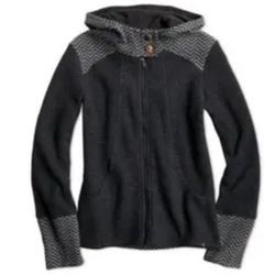 prAna Women's Eden Hooded Wool Jacket Size XS