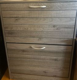 MOVING SALE - Modern Gray Shoe Cabinet – Space-Saving Entryway Storage