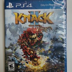 Knack II (Sony PlayStation 4, 2017) PS4 Brand New Sealed Knack 2 G891