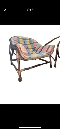 Beautiful mid century raton lounger chairs