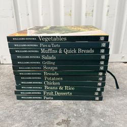 Set Of 12 William Sonoma Cook Books