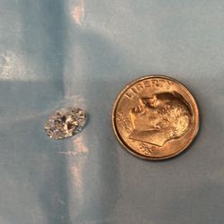 New Loose Certified 1.39 Carat Oval Cut Lab Diamond F VS1