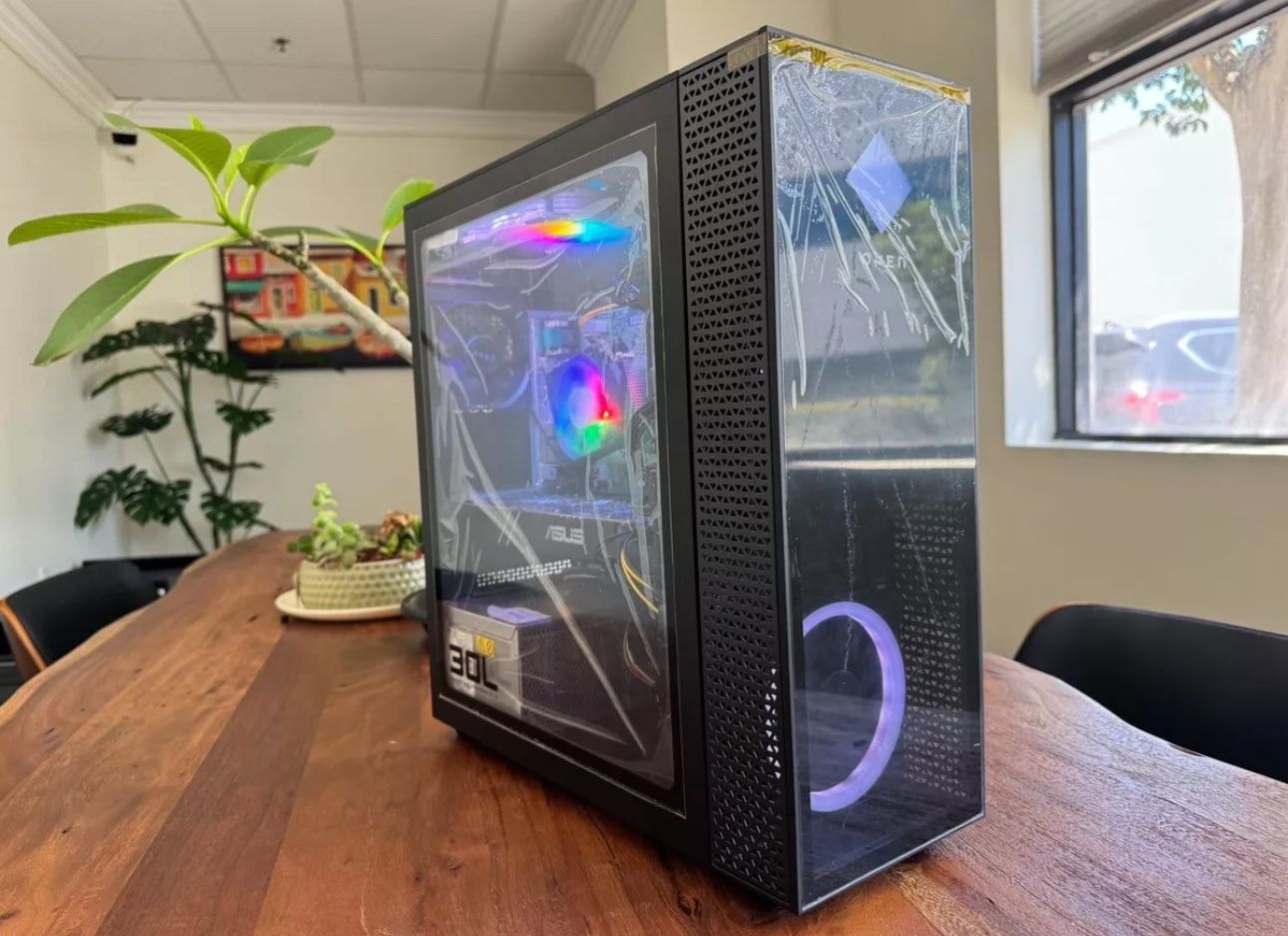Gaming PC RGB Desktop Computer i7 32GB 1TB SSD 2TB NVIDIA GTX 1050 WIFI WIN1O