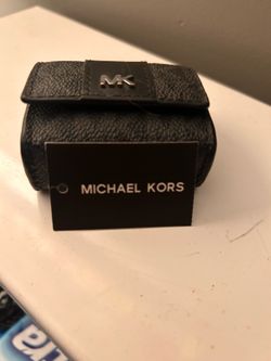 black Michael Kors AirPod case f