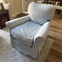 FREE Slipcovered / Washable Crate And Barrel Arm Chair