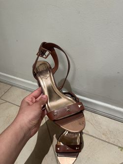 Ted Baker Biah Brown Studded Bows Sandals Size 7.5
