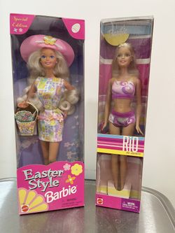 Bundle Barbie Easter And Swimsuit New
