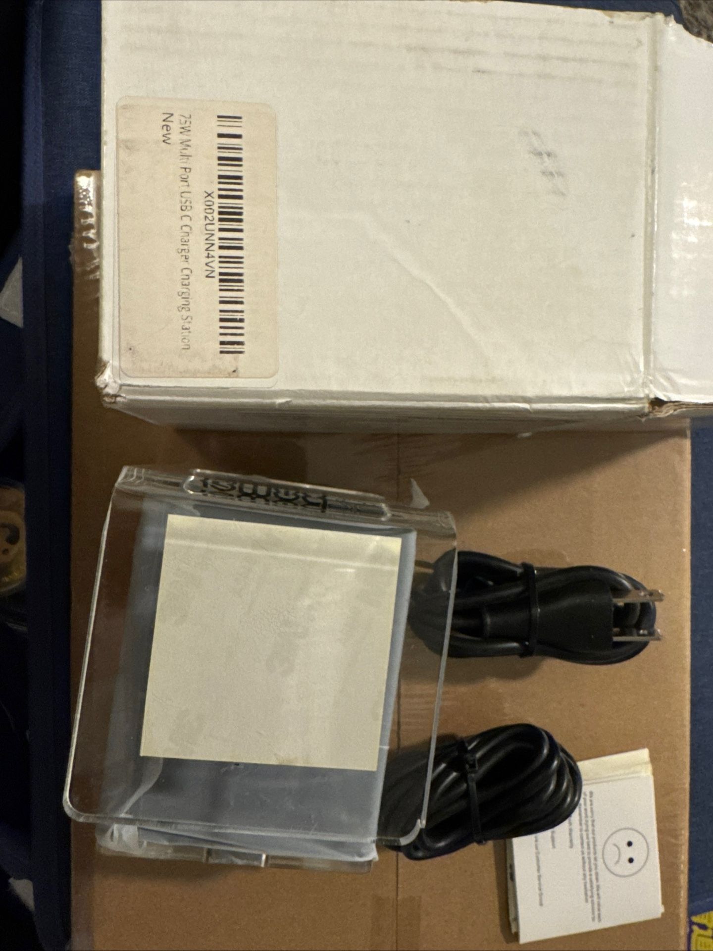 75W Multi Port USB C Charger Charging Station