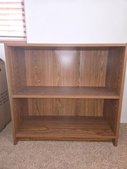 2 shelf bookcase