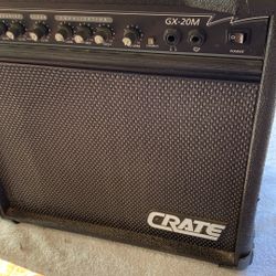 CRATE GX-20M Audio/ Guitar Amplifier 20watts