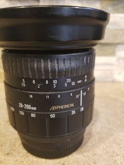 Sigma AF 28-200mm Aspherical F3. 8- 5.6 Zoom Lens For Minolta/ Sony