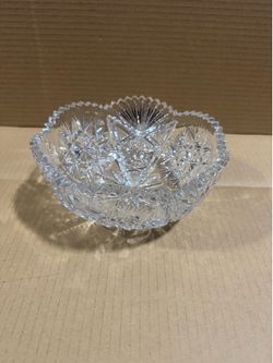 Vintage Cut crystal bowl
