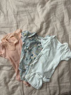 0-3 Month Girl Onesies 