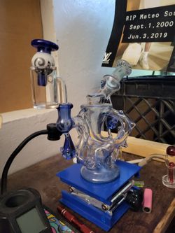 Local glass artist dab rig