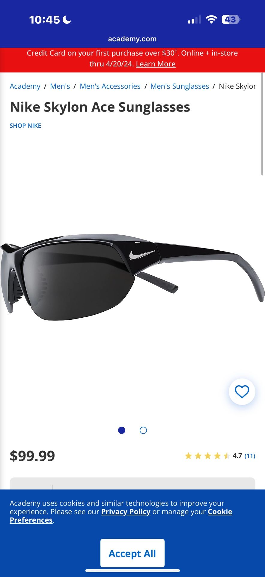 Nike Skylon Ace Sunglasses