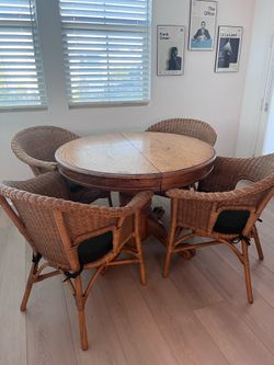 Round Tables and 4 Chairs