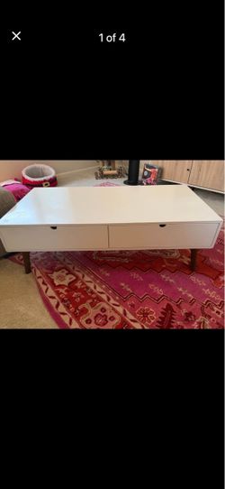Modern White Coffee Table
