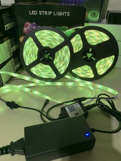 32.8ft LED Strip Light App Control, Compatible w/ Alexa and Google Assistant, Water Resistant, sync to Music