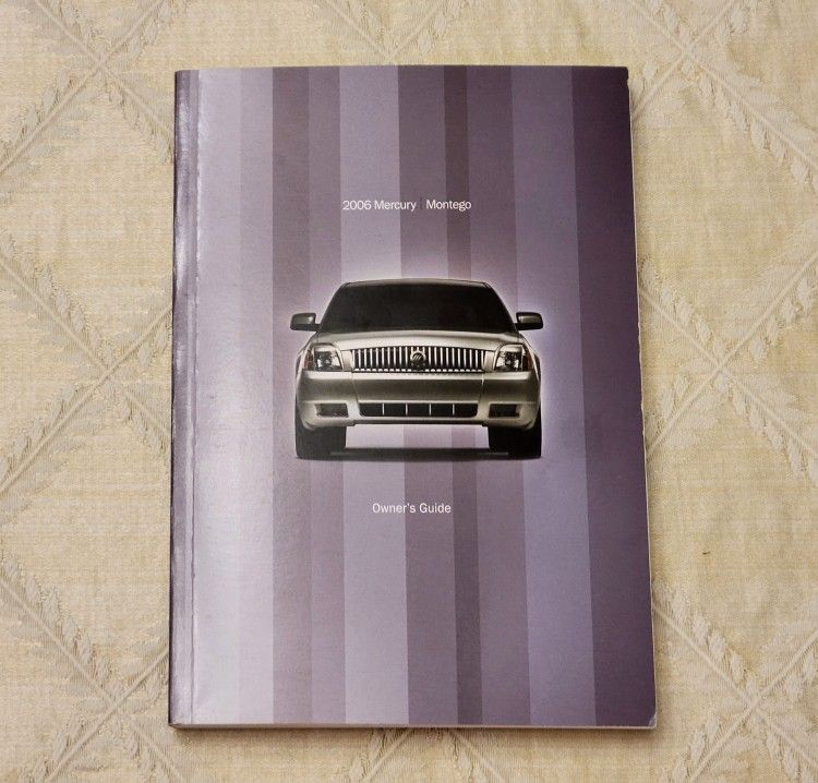 2006 Mercury Montego OEM Owners Manual Guide Excellent Condition!