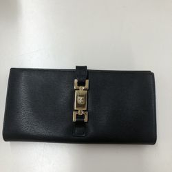 Gucci Black Leather Wallet 