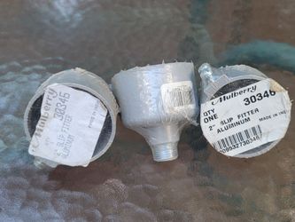 Mulberry 2" Aluminum Slip Fitters – Lot of 3