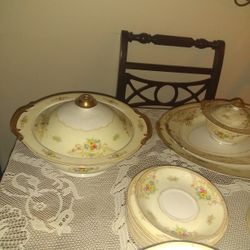 60+China set black tower