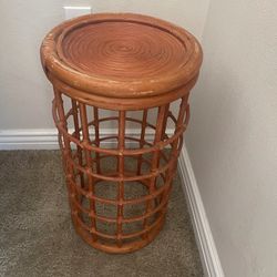 vintage Rattan Umbrella Holder