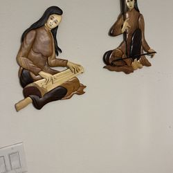 Set Of  Wooden Cushions Handmade From Vietnamese. Long 15 Inch, Width 10 Inch 