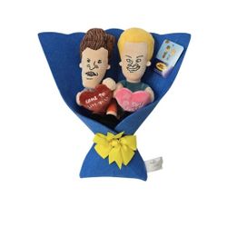 Beavis & Butt-Head 12"  Plush Bouquet Valentine's Love By Ruz New 