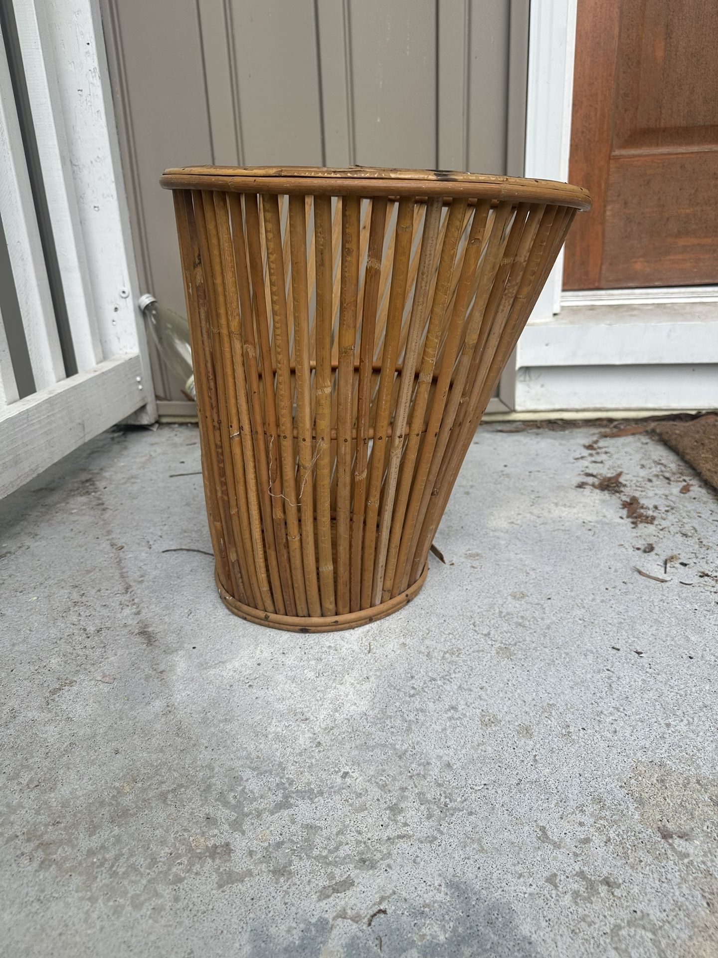 Rattan Waste Basket