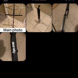Music Stand 3’ Folding To 22” 