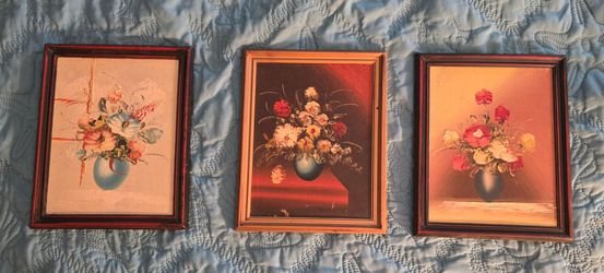Painted Floral pictures