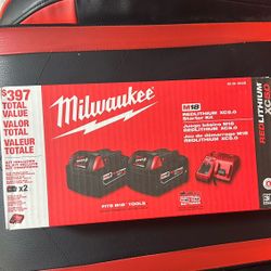 M18 5.0 Battery Combo With Charger New Sealed Firm Price