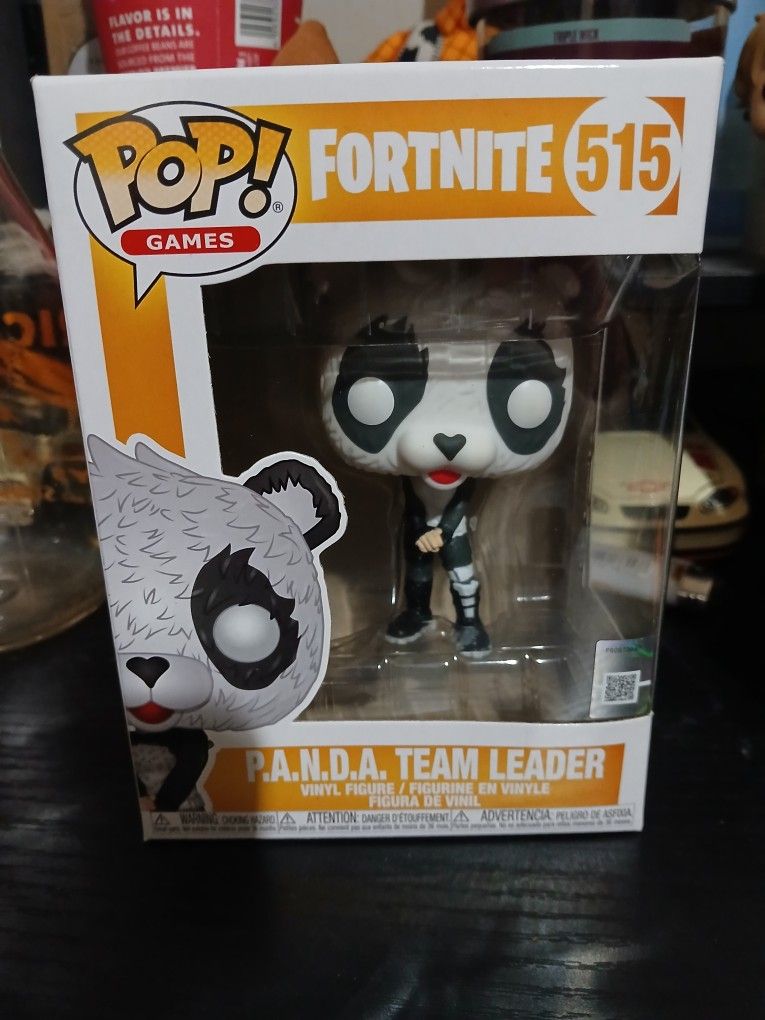 Brand New Fornite PANDA Team Leader #515 FUNKO POP