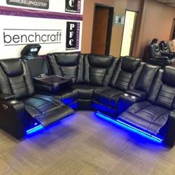 💥Brand New Power Reclining Sectional Sofa 🔥Only $49 Today And Pay Later With Or Without Credi 💥 