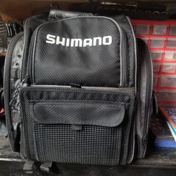 Shimano fishing backpack 4 organizer excellent condition
