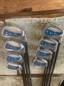 RARE 2” OVER STANDARD LENGTH MENS RH GENTLE GIANT CUSTOM IRONS