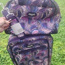 NEW Large Suit Case and Carry-on Luggage 