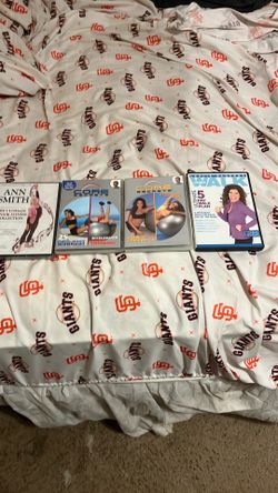 Lot of 4 fitness DVDs