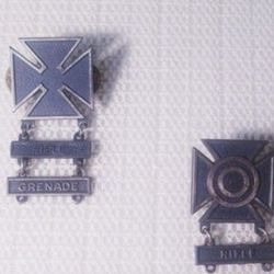 2 Vintage Sterling Silver Medals