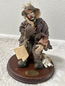 Emmet Kelly Jr. Real Rags Limited Edition The Thinker