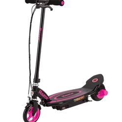 Razor Power Core E90 Electric Scooter with hub Motor, Push-Button Throttle, Pink