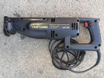 Craftsman Sawzall Reciprocating Saw Vintage Sears Best 3/4 HP 6 Amp Corded Made in USA Tested