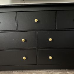 Black And Gold Dresser