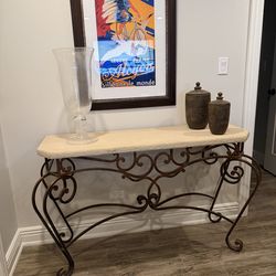 Wrought iron table