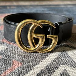 GG Marmont Leather Belt 