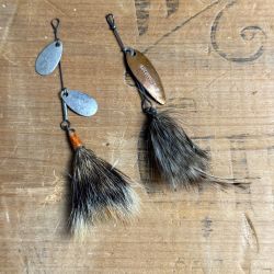 Hildebrandt Feathered Vintage Fishing Lures No. 1 & No. 2